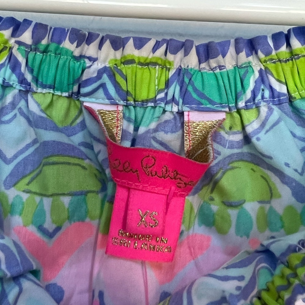 New Lilly Pulitzer Camille Off-The-Shoulder Floral Dress size XS - Picture 11 of 11